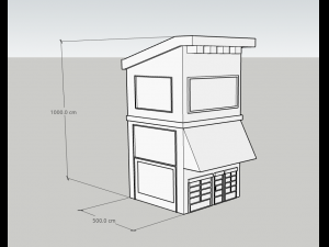 The small shop Modelo 3D