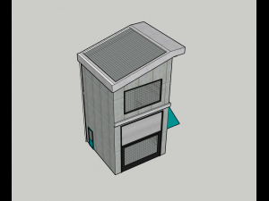 Small shop with texture 3D 모델
