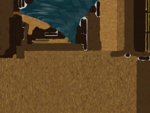 Longboat with Sail 3D Model