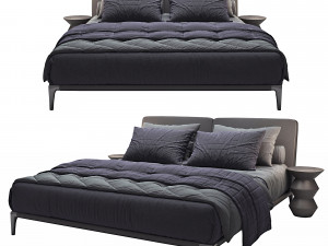 Bed Park1 Poliform Modelo 3D