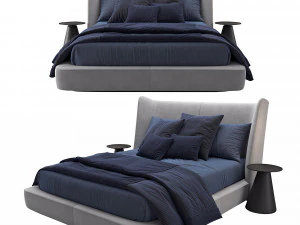 Cama Midnight Flexform Modelo 3D