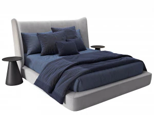 Bed Midnight Flexform 3D Model
