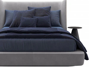 Bed Midnight Flexform 3D Model