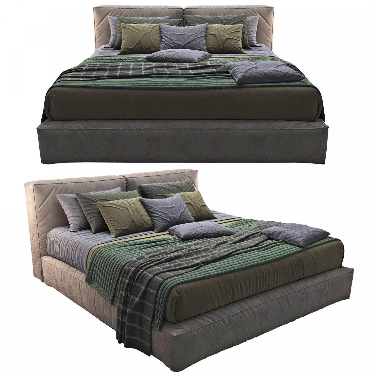 베드 키코 아모레 3D 모델 .c4d .max .obj .3ds .fbx .stl .blend 