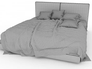 Bed Richard BB Italia 3D Model