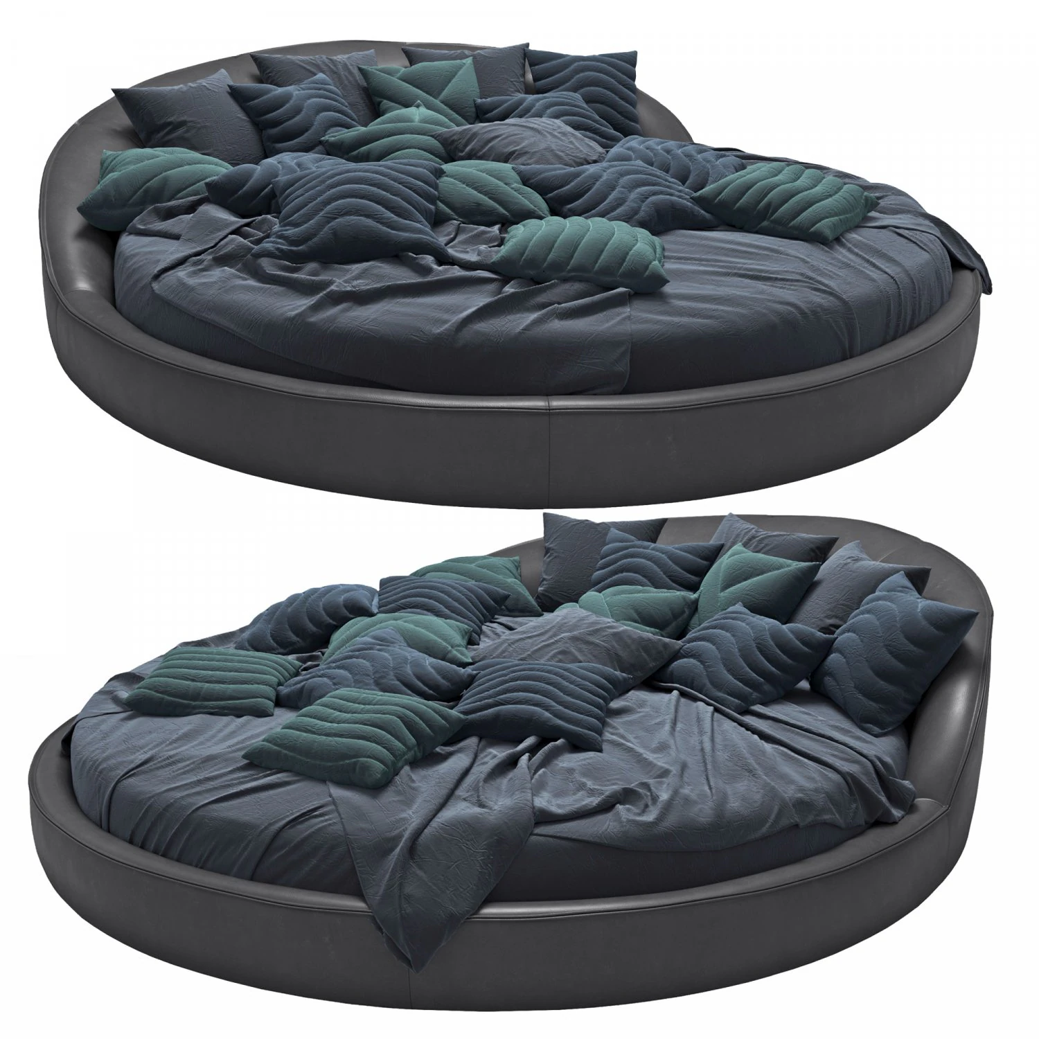 Bed Jazz Night Gamma 3D Model .c4d .max .obj .3ds .fbx .stl .blend 