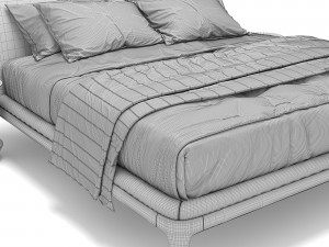 Bed Kelly Poliform Modelo 3D