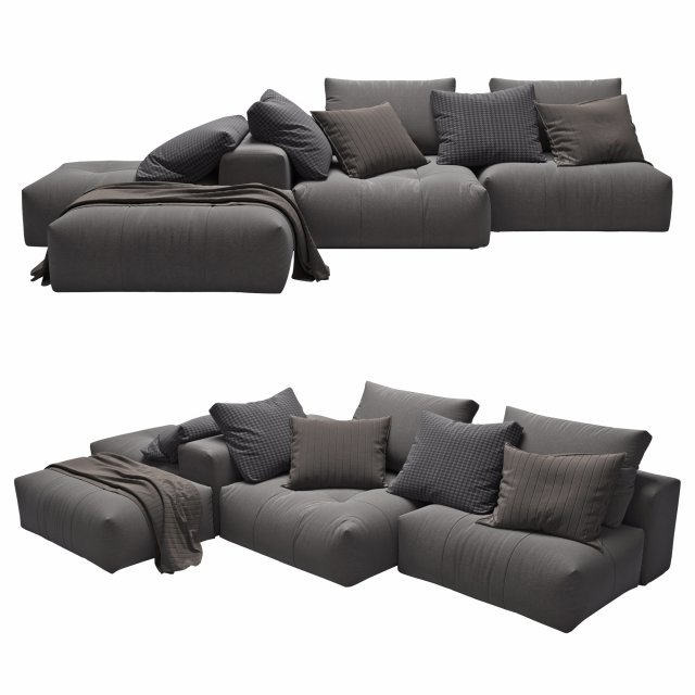 PIXEL Sectional sofa Modelo 3D .c4d .max .obj .3ds .fbx .stl .blend 