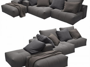 PIXEL Sectional sofa Modelo 3D