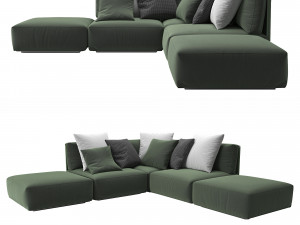 Sofa Eddy Flexform Modelo 3D