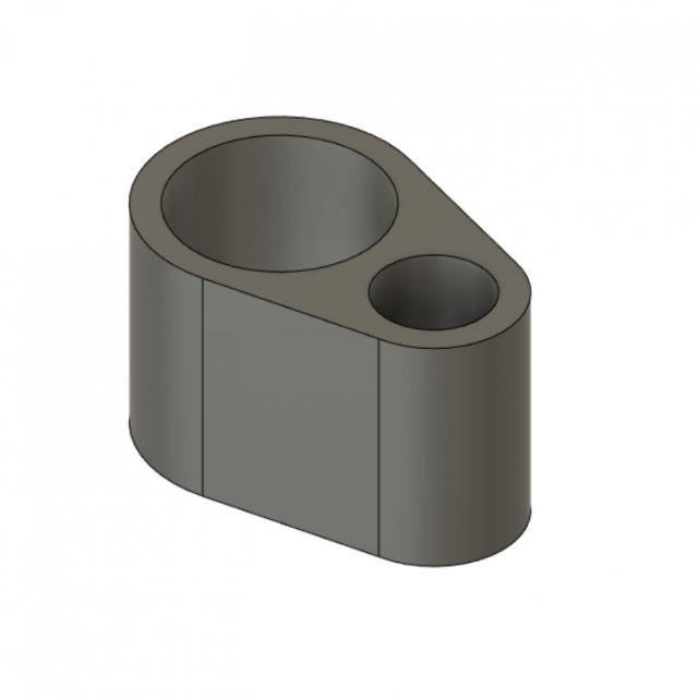 BARREL SUPPORT FOR PR900 RIFLE WITHOUT RAIL FOR MOUNT 3D 프린트 모델 .c4d .max .obj .3ds .fbx .stl .blend