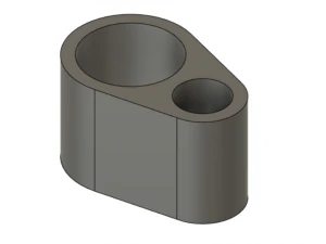 माउंट के लिए रेल के बिना PR900 राइफल के लिए बैरल समर्थन 3D प्रिंट मॉडल