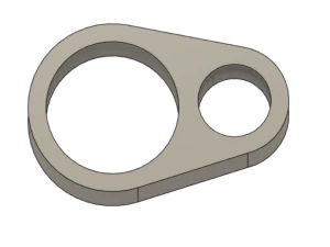 BARREL SUPPORT FOR PR900 RIFLE WITHOUT RAIL FOR MOUNT 3D Print Model