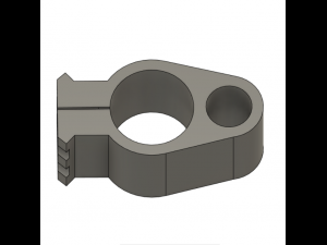 BARREL SUPPORT FOR PR900 RIFLE WITH A RAIL FOR MOUNTING 3D-Druckmodell