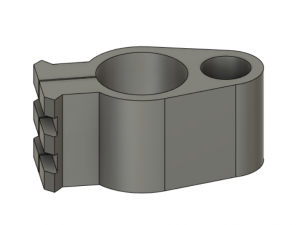 BARREL SUPPORT FOR PR900 RIFLE WITH A RAIL FOR MOUNTING 3D Принт Модель