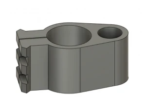 BARREL SUPPORT FOR PR900 RIFLE WITH A RAIL FOR MOUNTING 3D Print Model