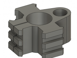 BARREL SUPPORT FOR PR900 RIFLE WITH THREE RAILS FOR MOUNTING Modèles 3D en vedette
