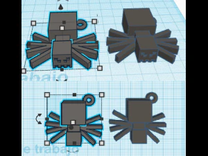 ARAA SPIDER DE MINECRAFT 3D Baskı Modeli