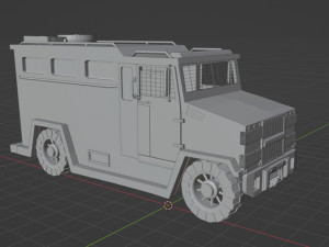 Gta 5 Police truck Modèle 3D