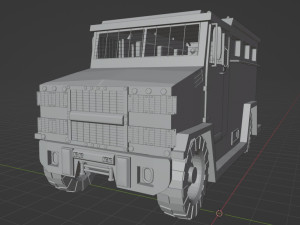Gta 5 Police truck 3D Model
