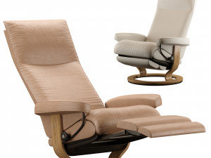 Stressless Aura Recliner 3D Model