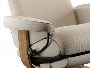 Stressless Aura Recliner 3D Модель