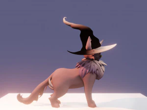 Stylized Cat 3D Model