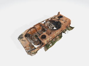 Russian destroyed BMP 3D Модель
