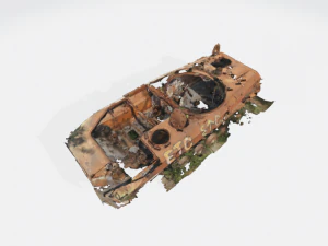 BMP distrutto dai russi Modello 3D