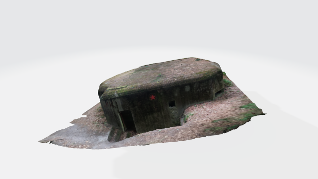 Bunker 3Dモデル .c4d .max .obj .3ds .fbx .stl .blend