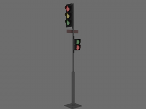 Urban traffic light Modelo 3D