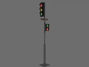 Miejskie światła drogowe Model 3D