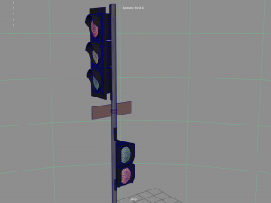 Urban traffic light 3D 모델