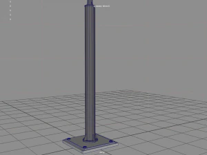 Urban traffic light 3D Model