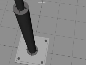 Urban traffic light 3D Model