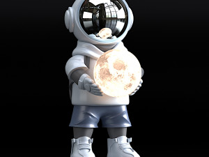 ASTRONAUT LIGHT 3D मॉडल
