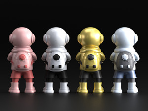 ASTRONAUT LIGHT 3D मॉडल