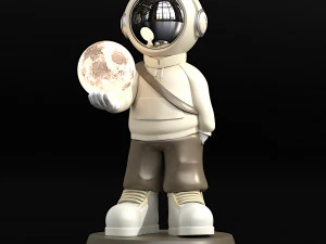 MODERN ASTRONOT IŞIĞI 3D Model