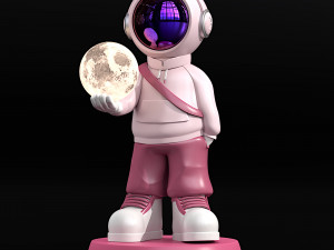 MODERN ASTRONAUT LIGHT 3D Model