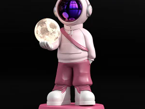 MODERN ASTRONAUT LIGHT 3D Model