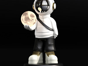 MODERN ASTRONAUT LIGHT 3D Model