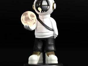 MODERN ASTRONAUT LIGHT 3D Model