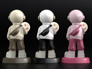 MODERN ASTRONAUT LIGHT 3D Model