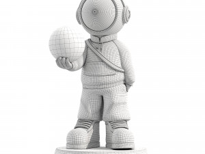 MODERN ASTRONAUT LIGHT 3D Model