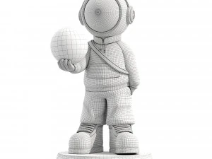 MODERN ASTRONAUT LIGHT 3D Model