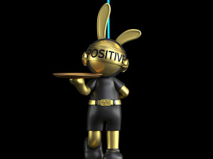 POSITIVE BUNNY 3D Model