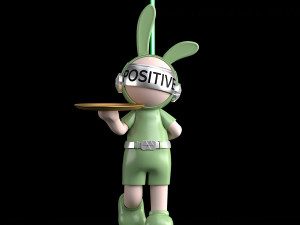 POSITIVE BUNNY 3D मॉडल