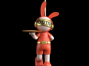 POSITIVE BUNNY 3D मॉडल