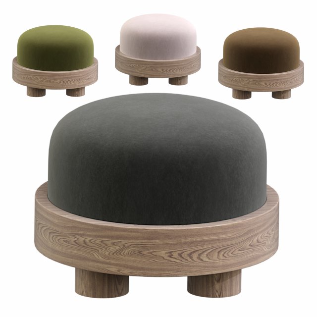MINIMALIST OTTOMAN Modelo 3D .c4d .max .obj .3ds .fbx .stl .blend 