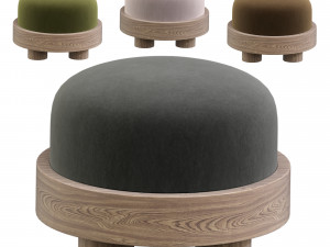 MINIMALIST OTTOMAN 3D Model